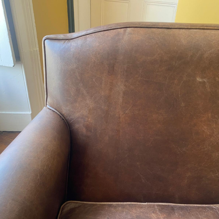 Burlington 2-Seater Sofa in Vintage Tan Leather