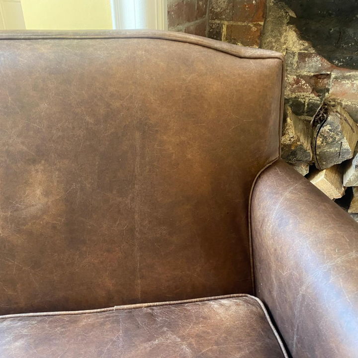 Burlington 2-Seater Sofa in Vintage Tan Leather