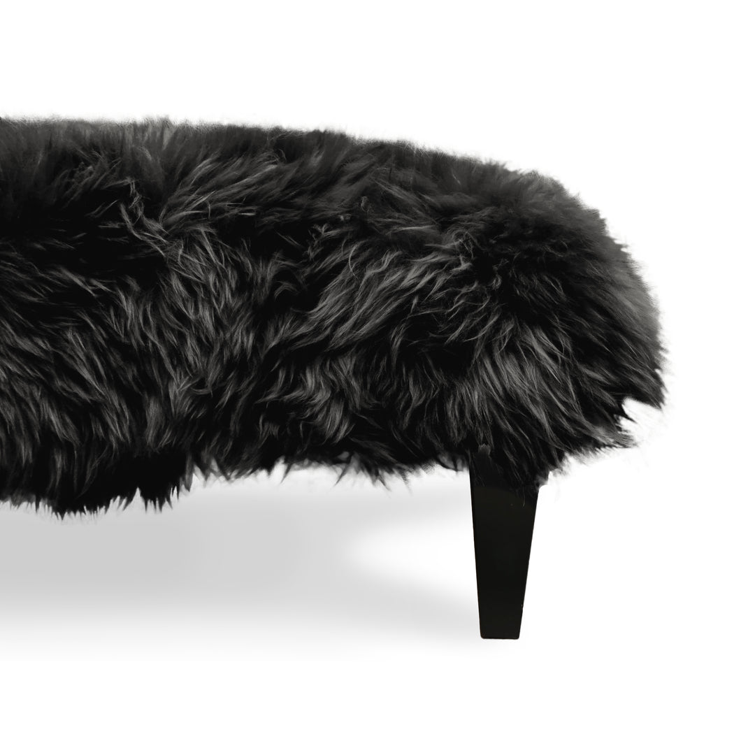 Sheepskin Footstool Coffee Table