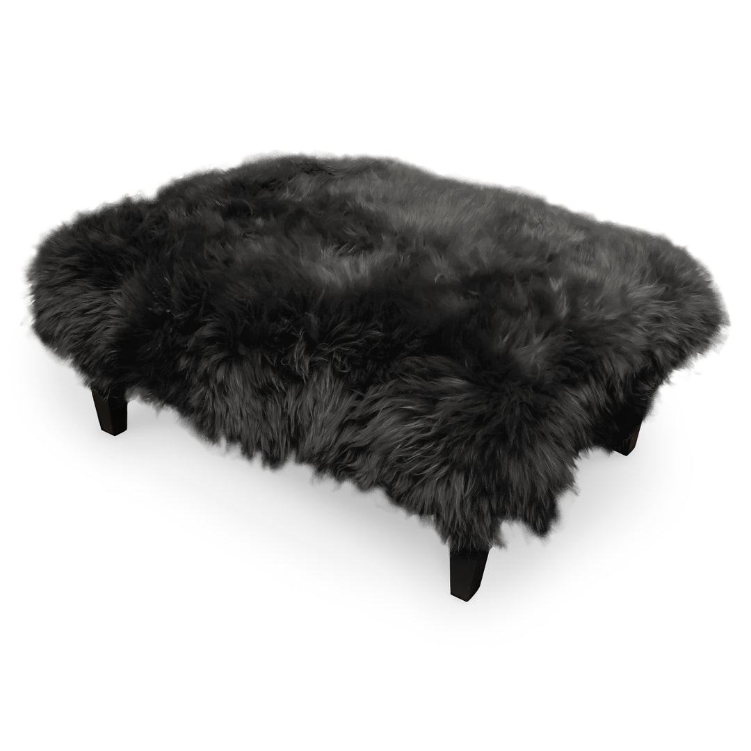 Sheepskin Footstool Coffee Table