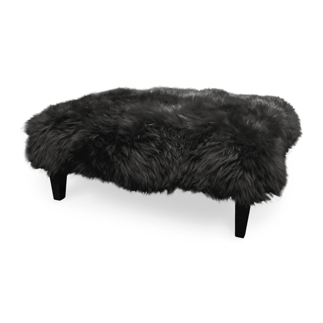 Sheepskin Footstool Coffee Table