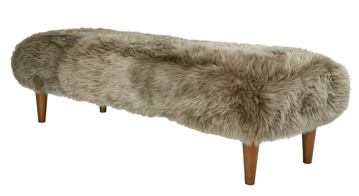 Sheepskin Footstool / Bench