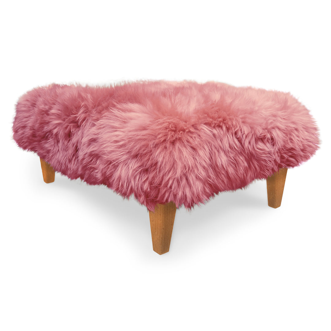 Sheepskin Footstool Coffee Table