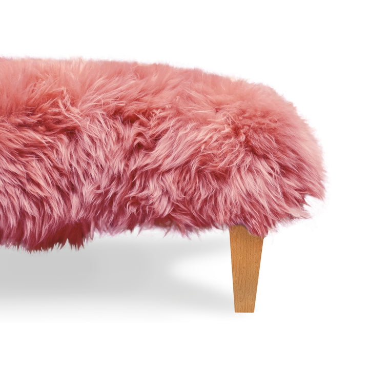 Sheepskin Footstool Coffee Table