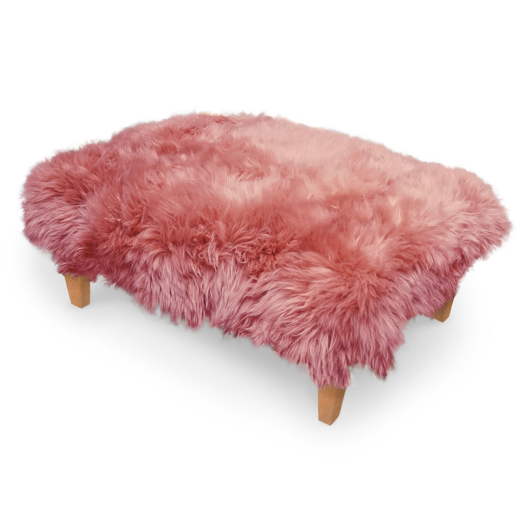 Sheepskin Footstool Coffee Table