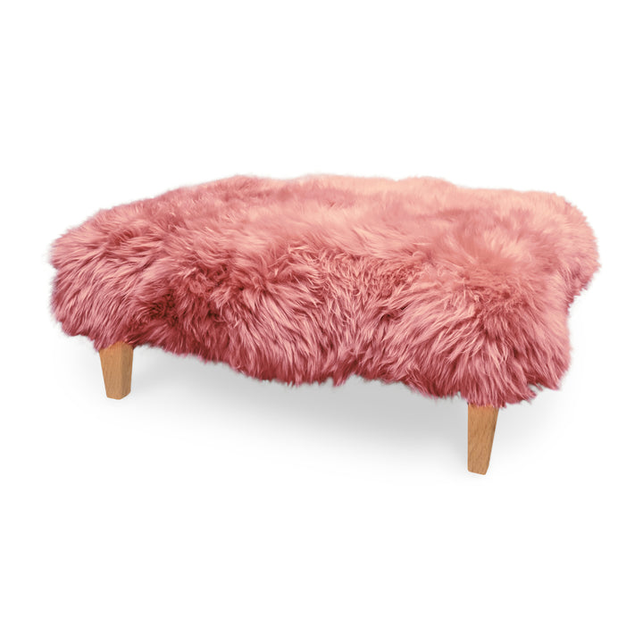 Sheepskin Footstool Coffee Table