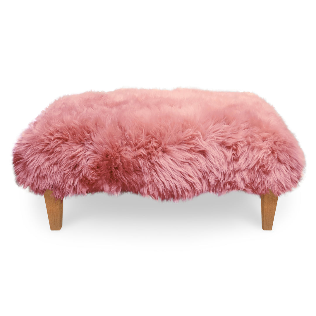 Sheepskin Footstool Coffee Table