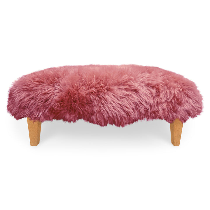 Sheepskin Footstool Coffee Table