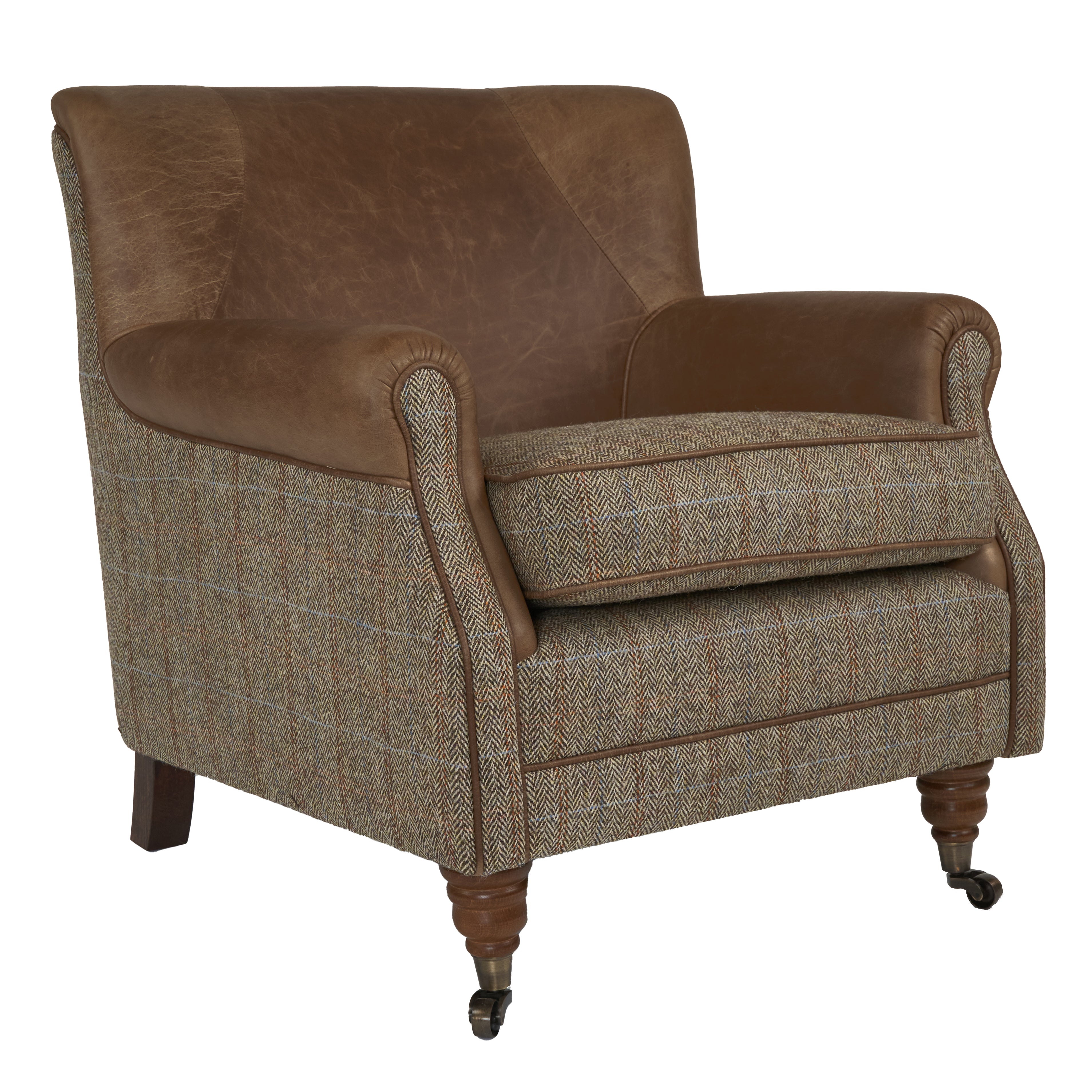 Indulge in Luxury: The Exquisite Harris Tweed Armchair
