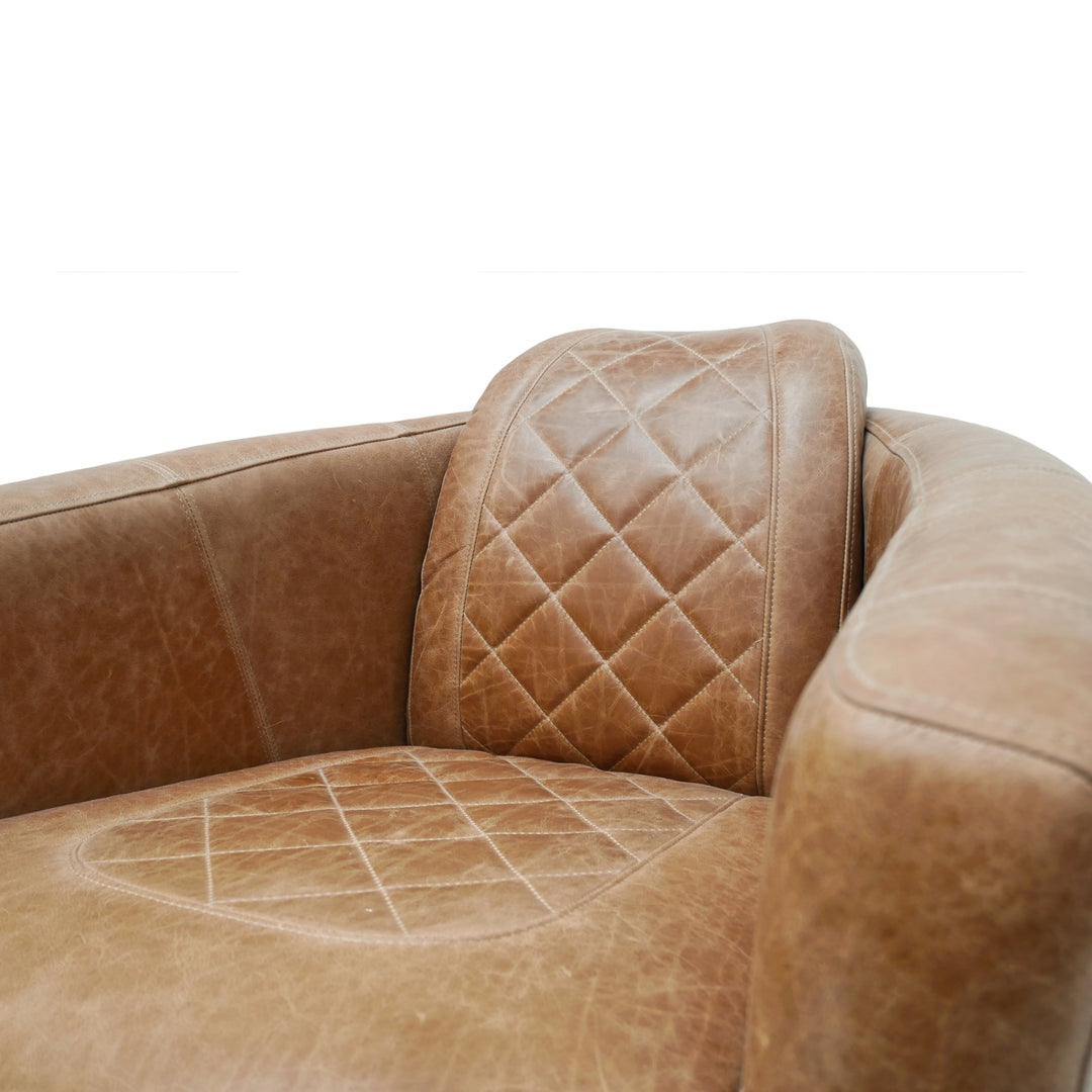 The 'Jet' Mid Century Vintage Leather Armchair